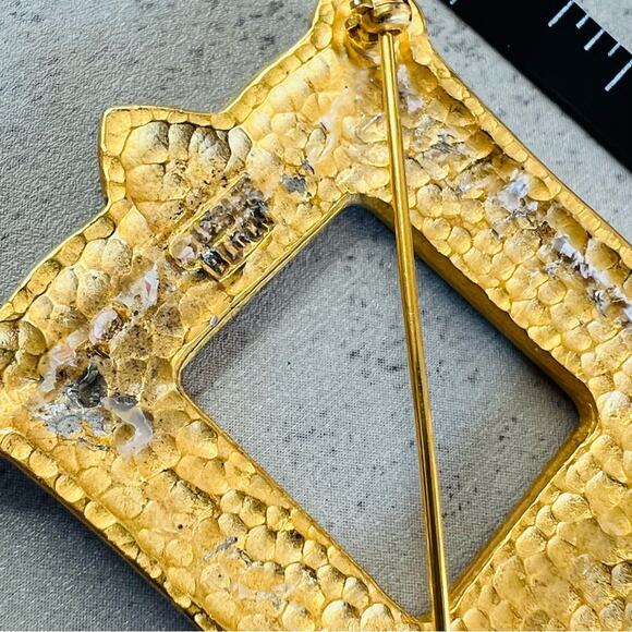 Vintage Leslie Block Prip Star and Moon Brooch - Picture 5 of 10